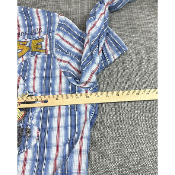 Disney Store Exclusive Shirt XXL Western Large Mickey Mouse Graphic Pearl Snap - Picture 7 of 9